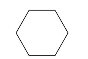 Как найти площадь шестиугольника Формула нахождения стороны правильного шестиугольника